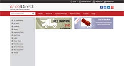 Desktop Screenshot of etooldirect.com